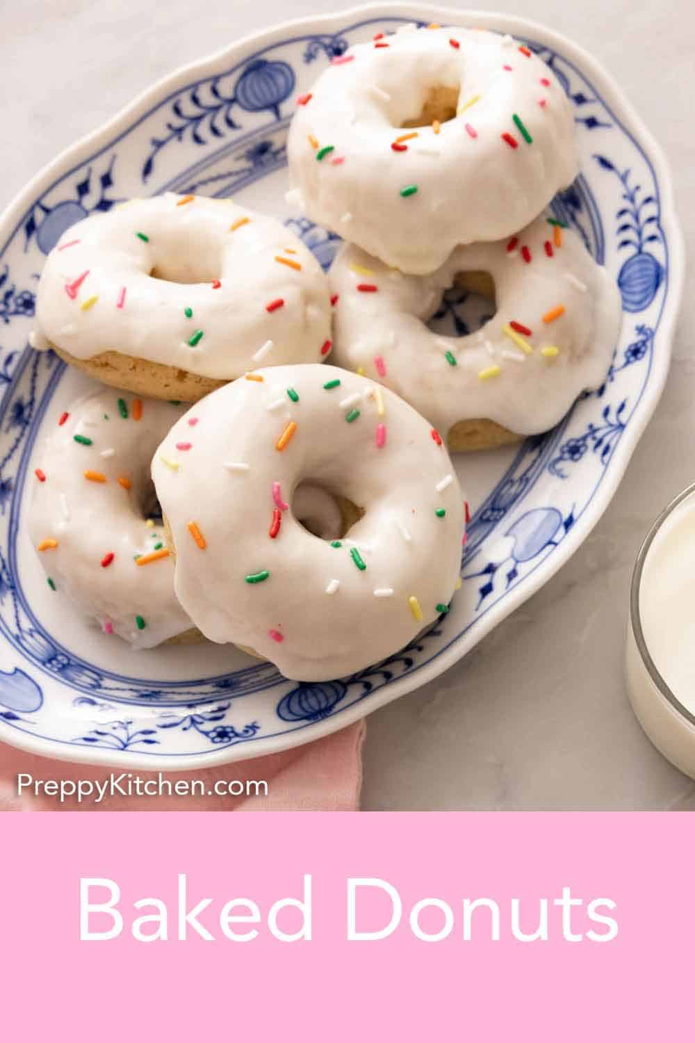 Baked Donut Recipe - Preppy Kitchen