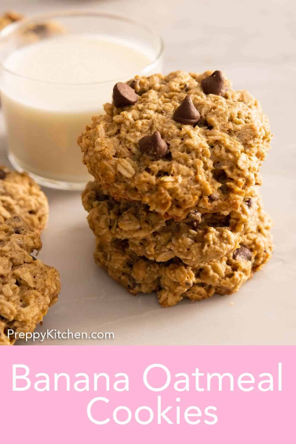 Banana Oatmeal Cookies Preppy Kitchen