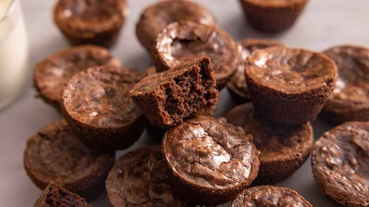 Muffin Pan Brownie Bites