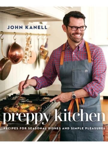 A photo of the cover of the new Preppy Kitchen cookbook cover.