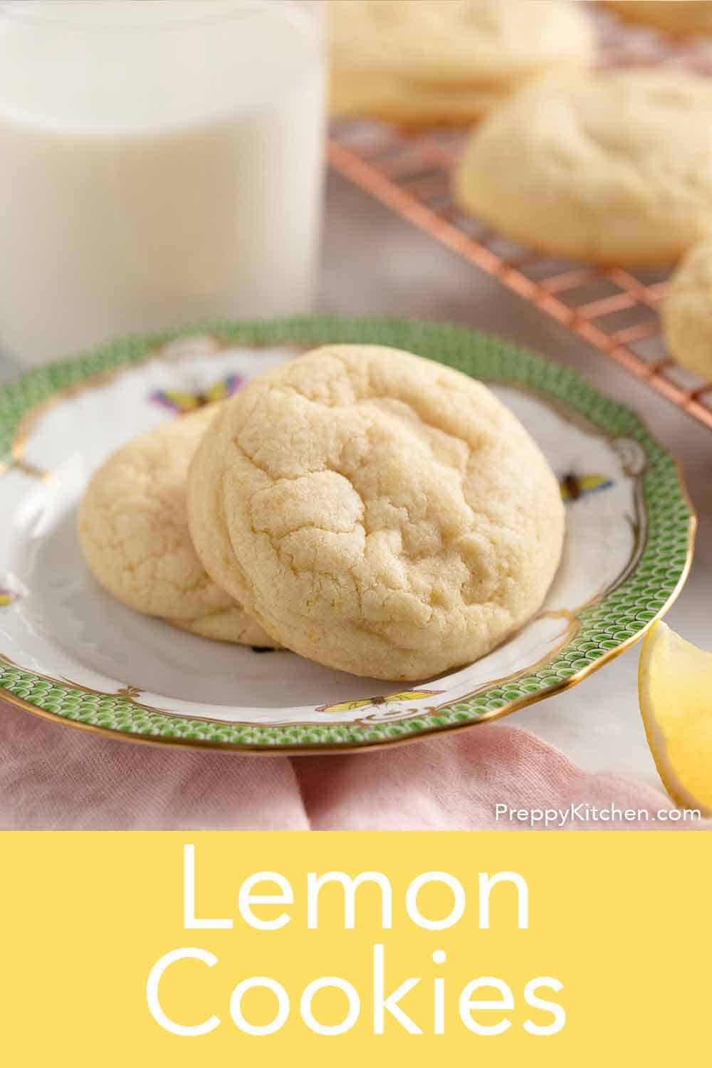 Lemon Cookies Preppy Kitchen