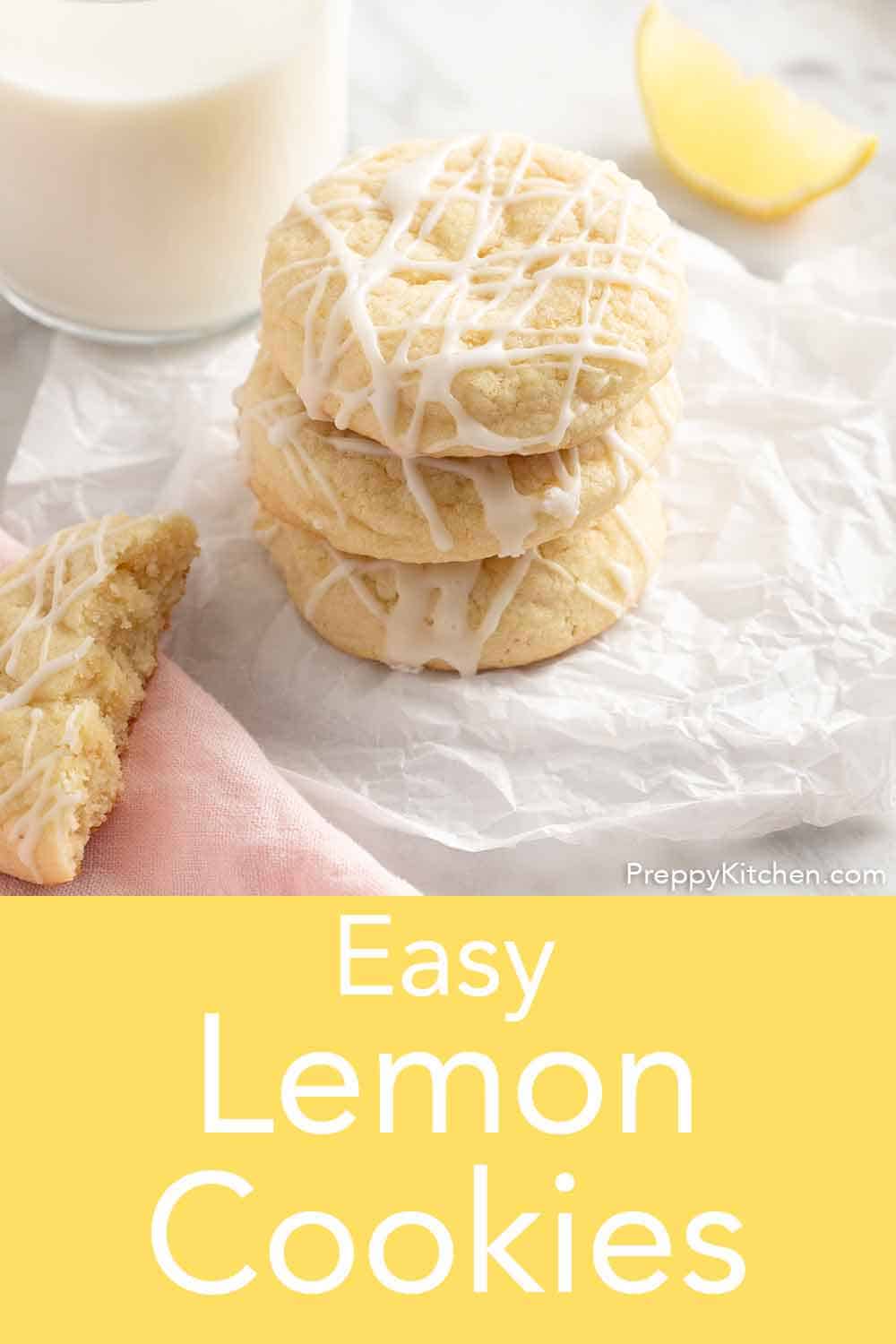 Lemon Cookies Preppy Kitchen