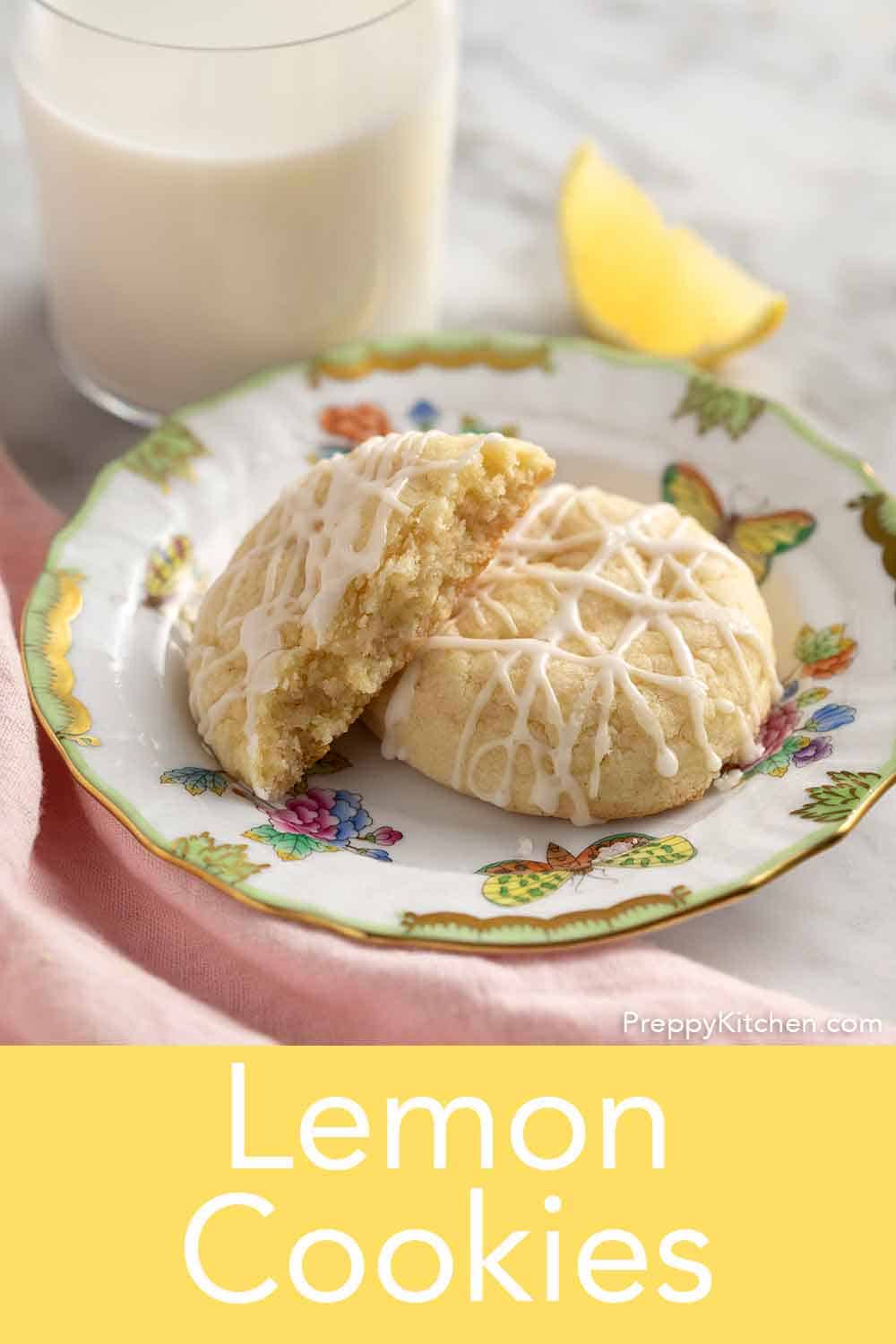Lemon Cookies Preppy Kitchen