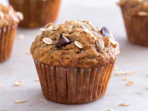 Banana Oatmeal Muffins - Preppy Kitchen