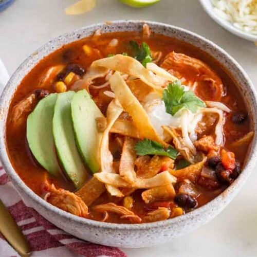 Classic Chicken Tortilla Soup Recipe