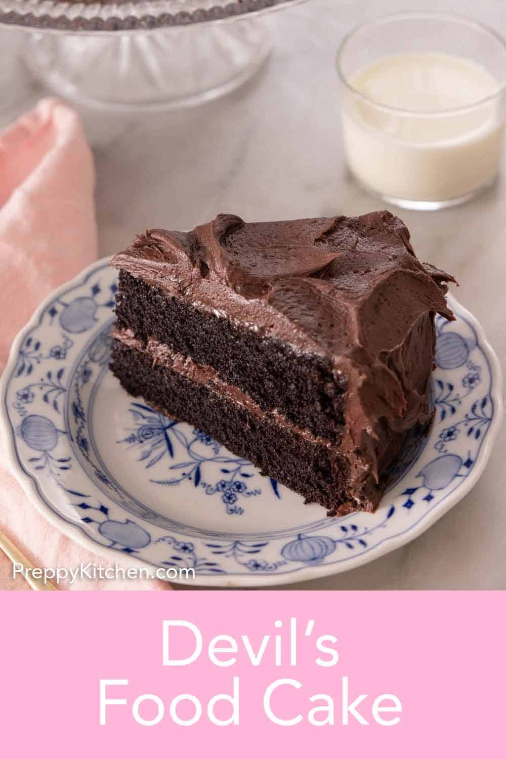 Devil's food cake