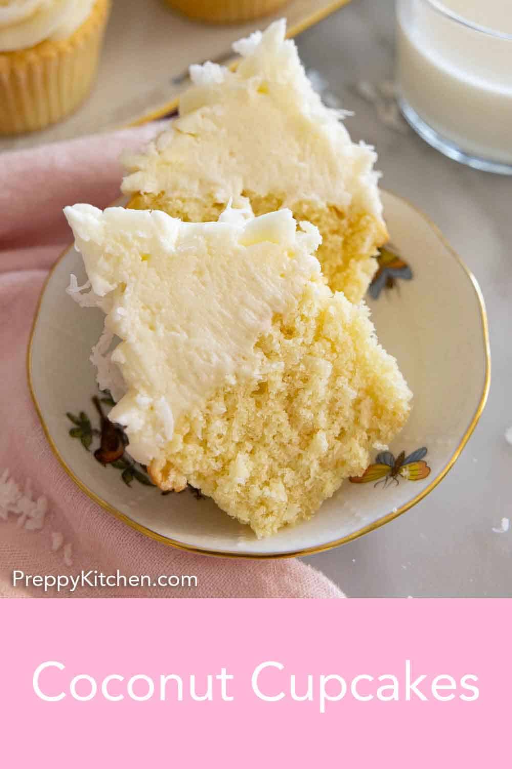 Coconut Cupcakes - Preppy Kitchen