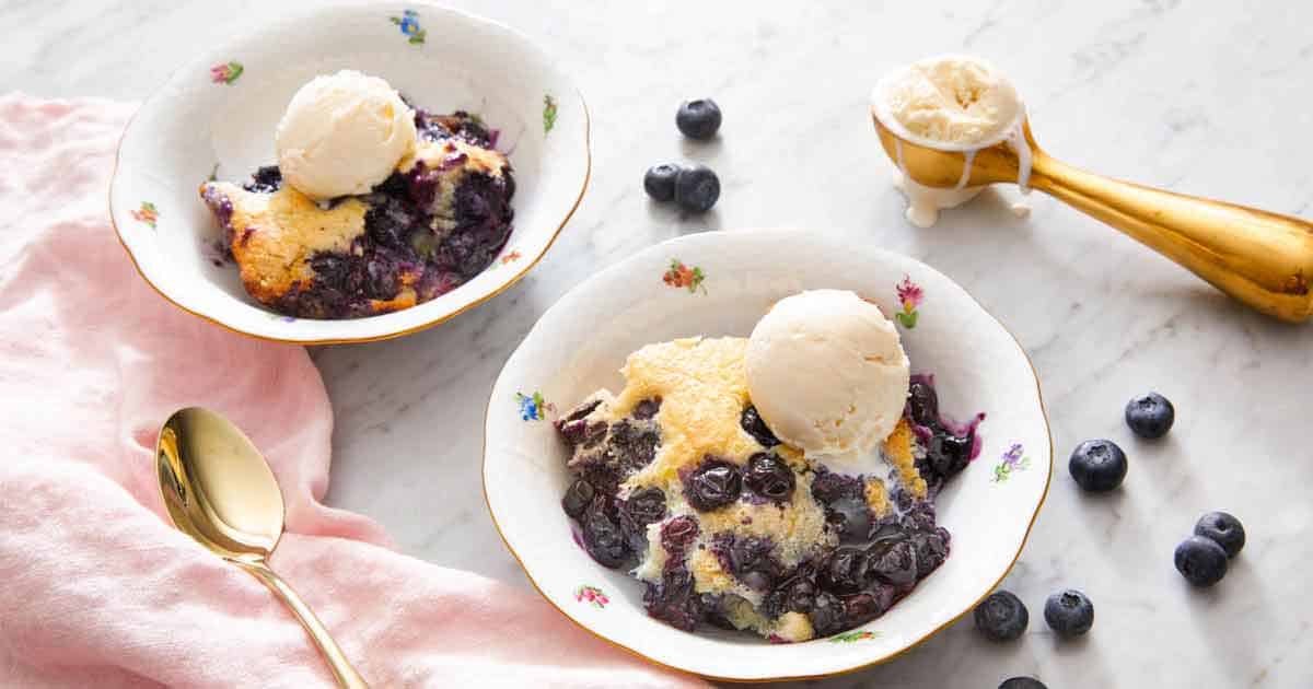 Blueberry Cobbler [preppykitchen.com]