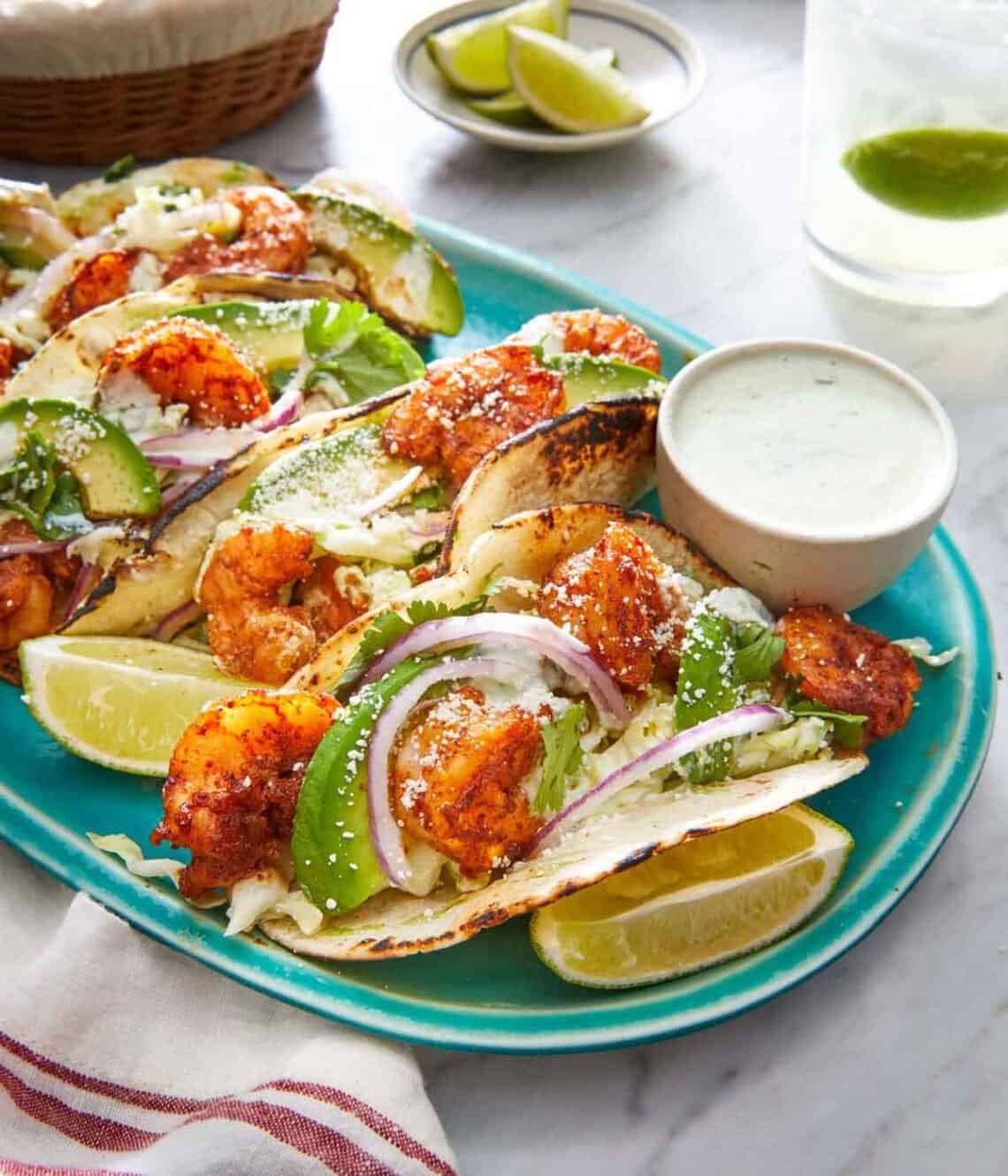 Shrimp Tacos - Preppy Kitchen