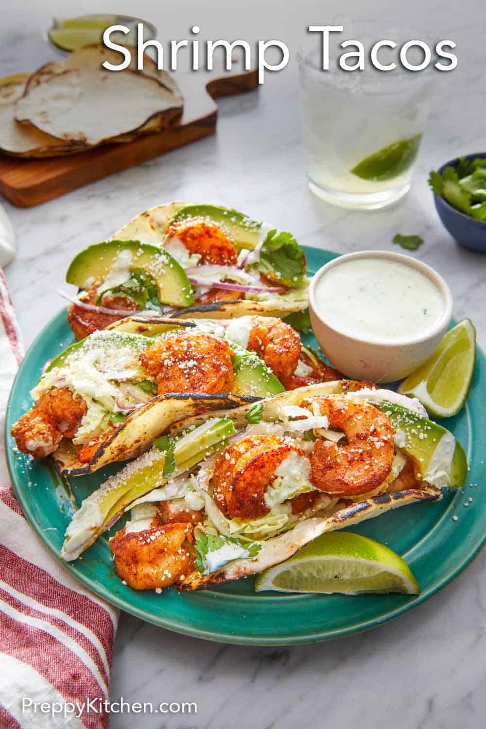 Shrimp Tacos - Preppy Kitchen