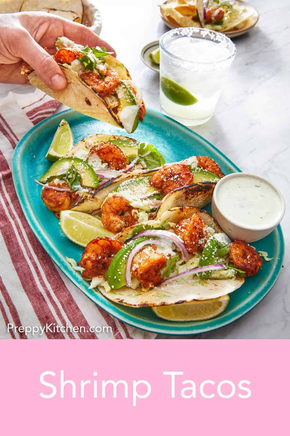 Shrimp Tacos - Preppy Kitchen