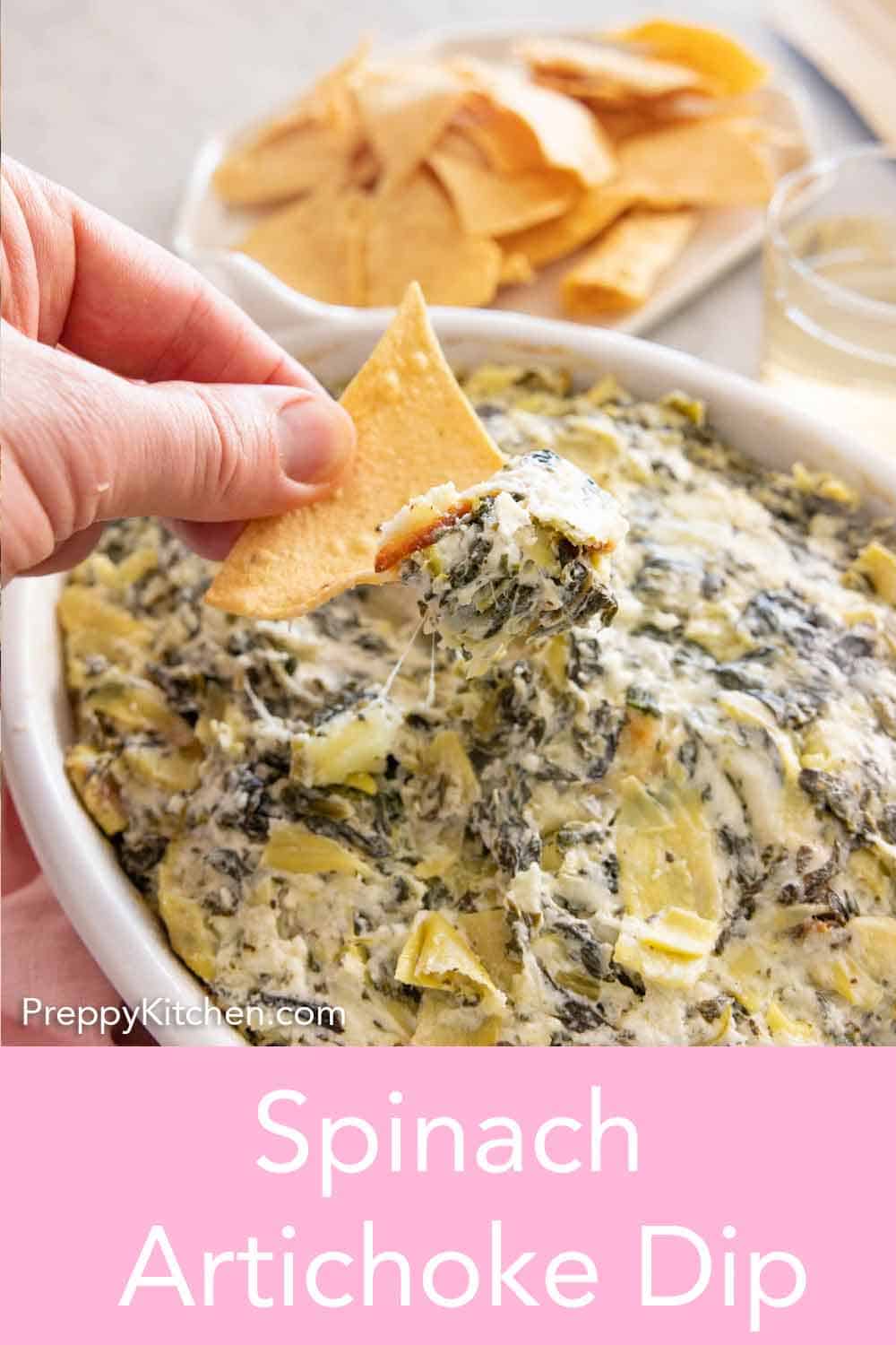 Spinach Artichoke Dip - Preppy Kitchen