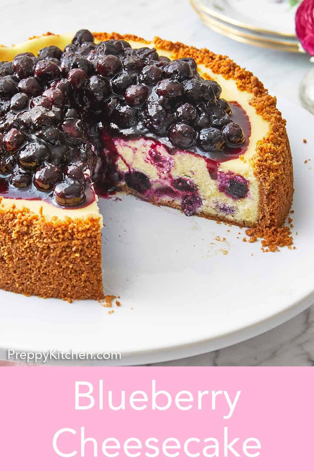 Blueberry Cheesecake Recipe Preppy Kitchen