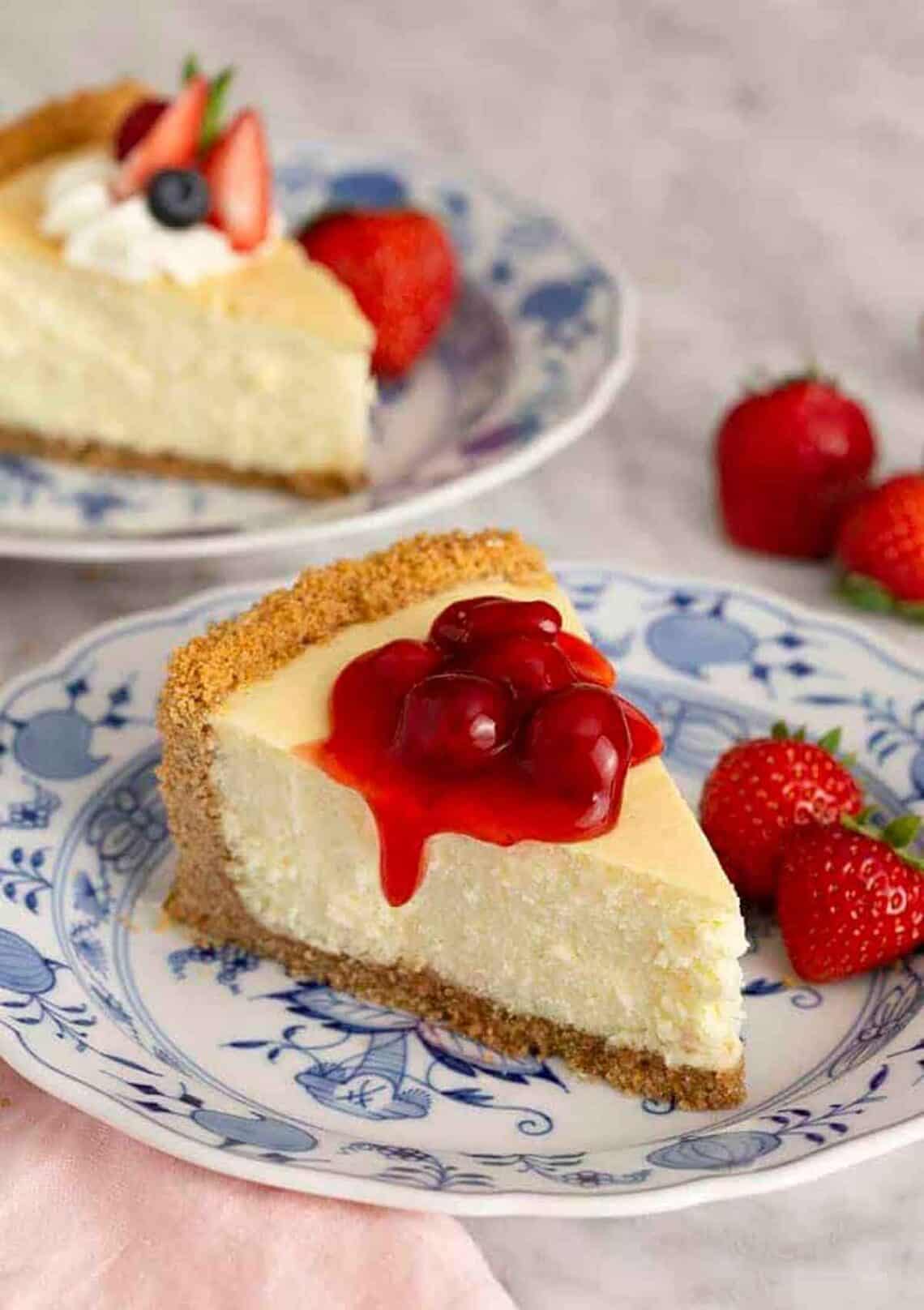 Classic Cheesecake Recipe - Preppy Kitchen