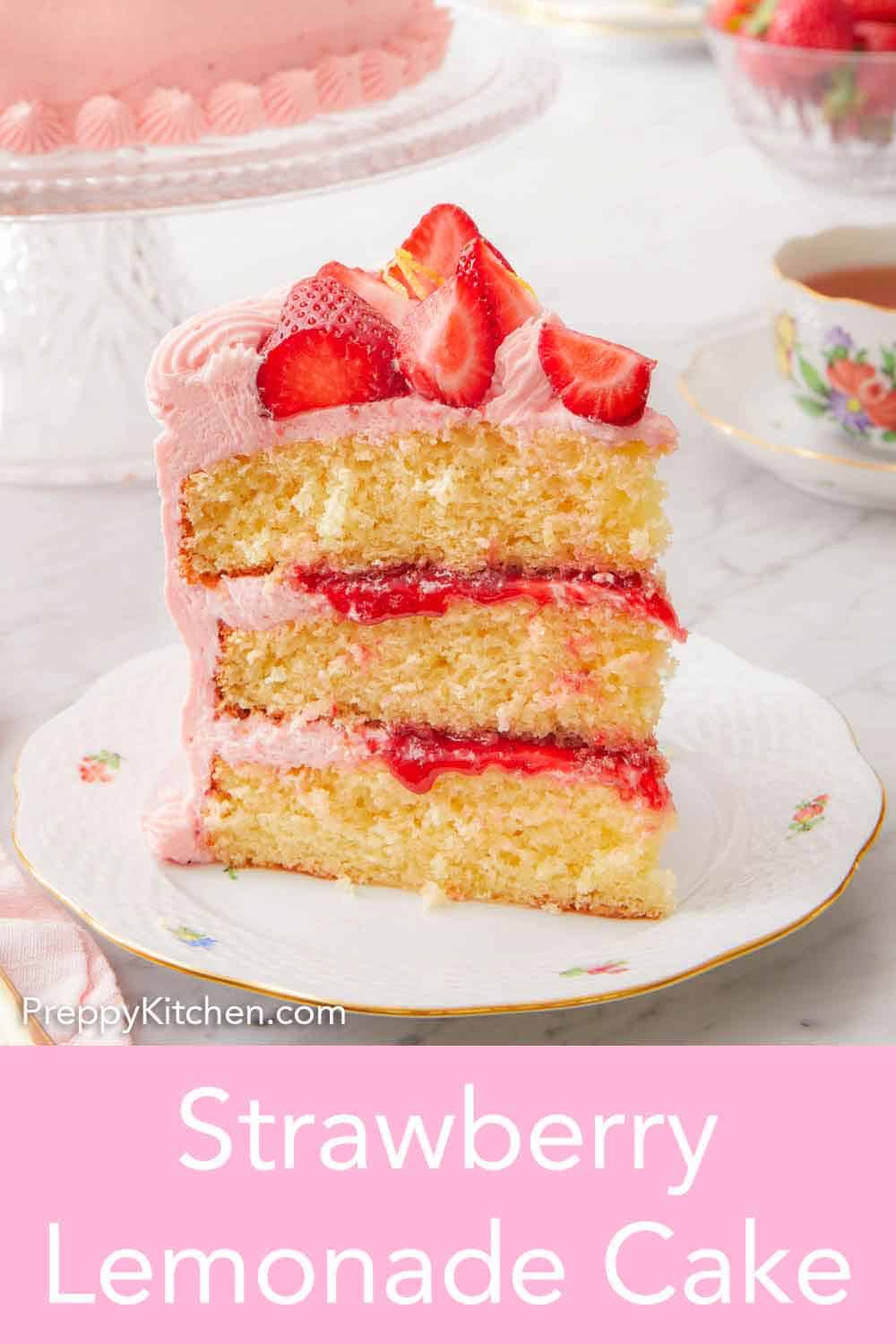 Strawberry Lemonade Cake Preppy Kitchen 6286