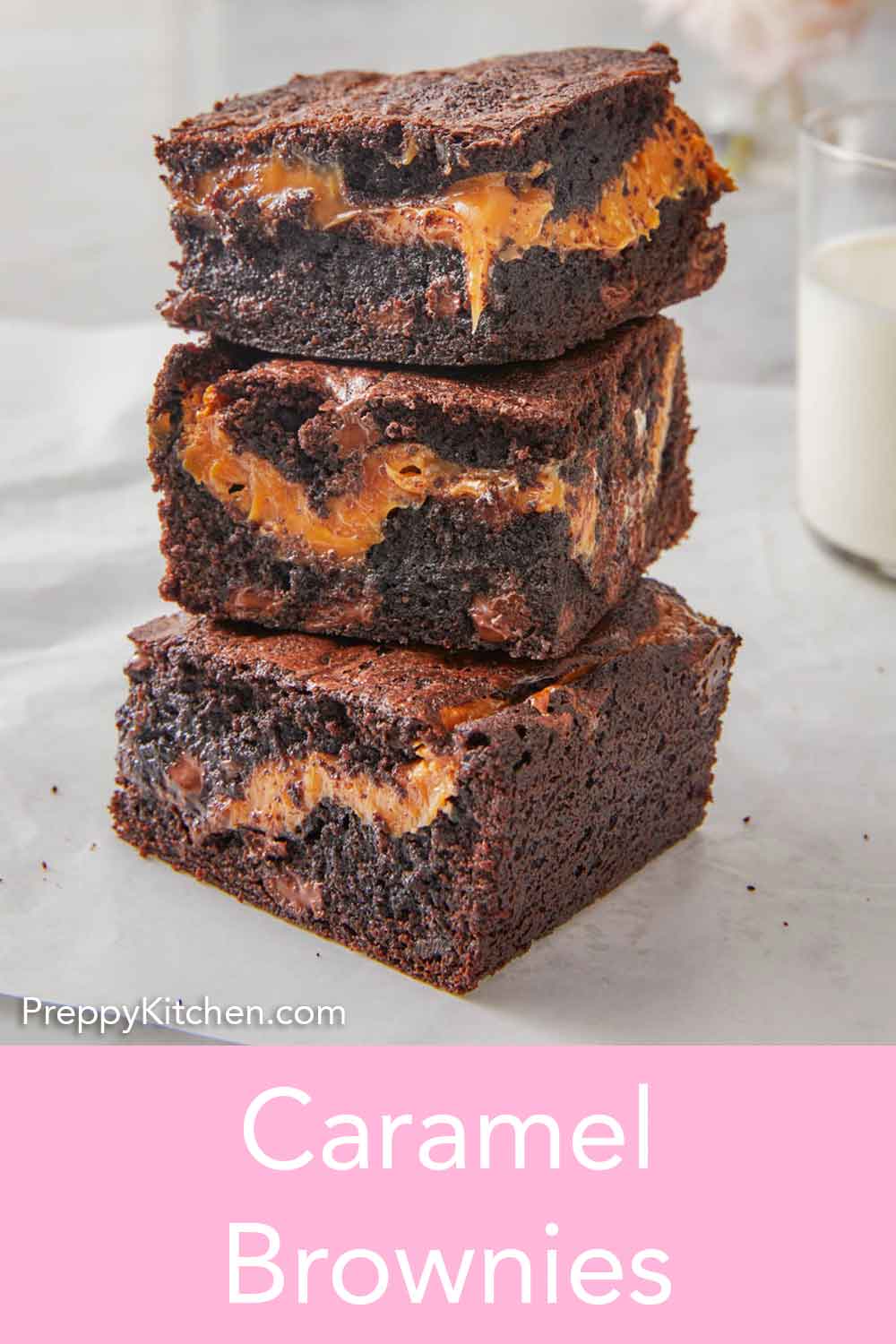 Caramel Brownies Preppy Kitchen