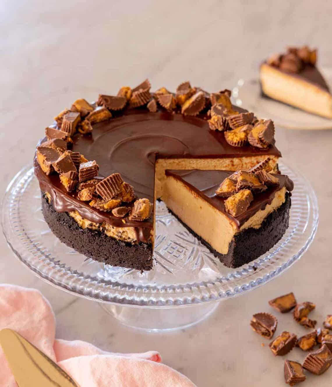 Peanut Butter Cheesecake - Preppy Kitchen