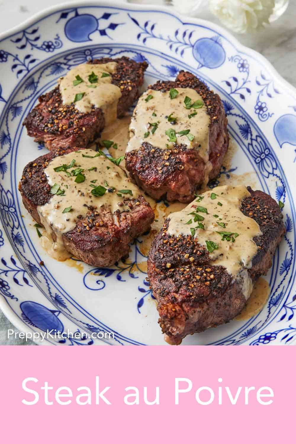 Steak Au Poivre Preppy Kitchen