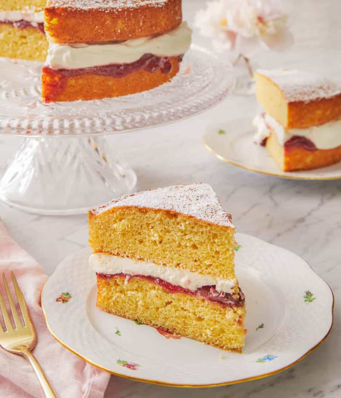 Victoria Sponge Cake - Preppy Kitchen