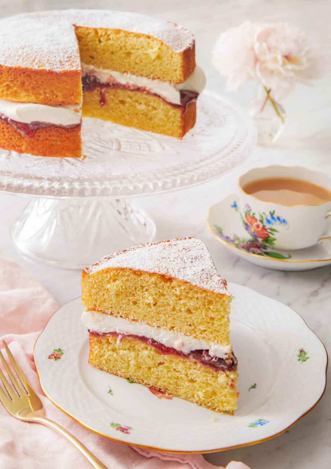 Victoria Sponge Cake - Preppy Kitchen