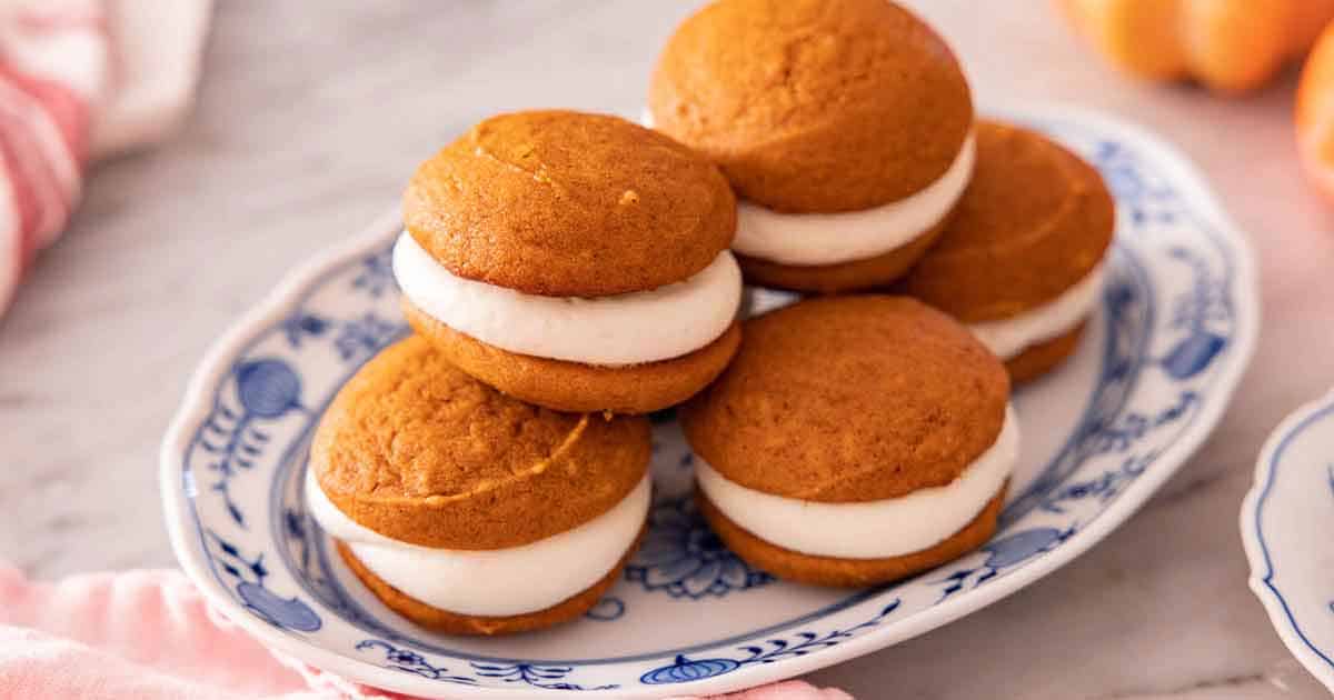 Pumpkin Whoopie Pies [preppykitchen.com]