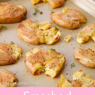 Smashed Potatoes - Preppy Kitchen