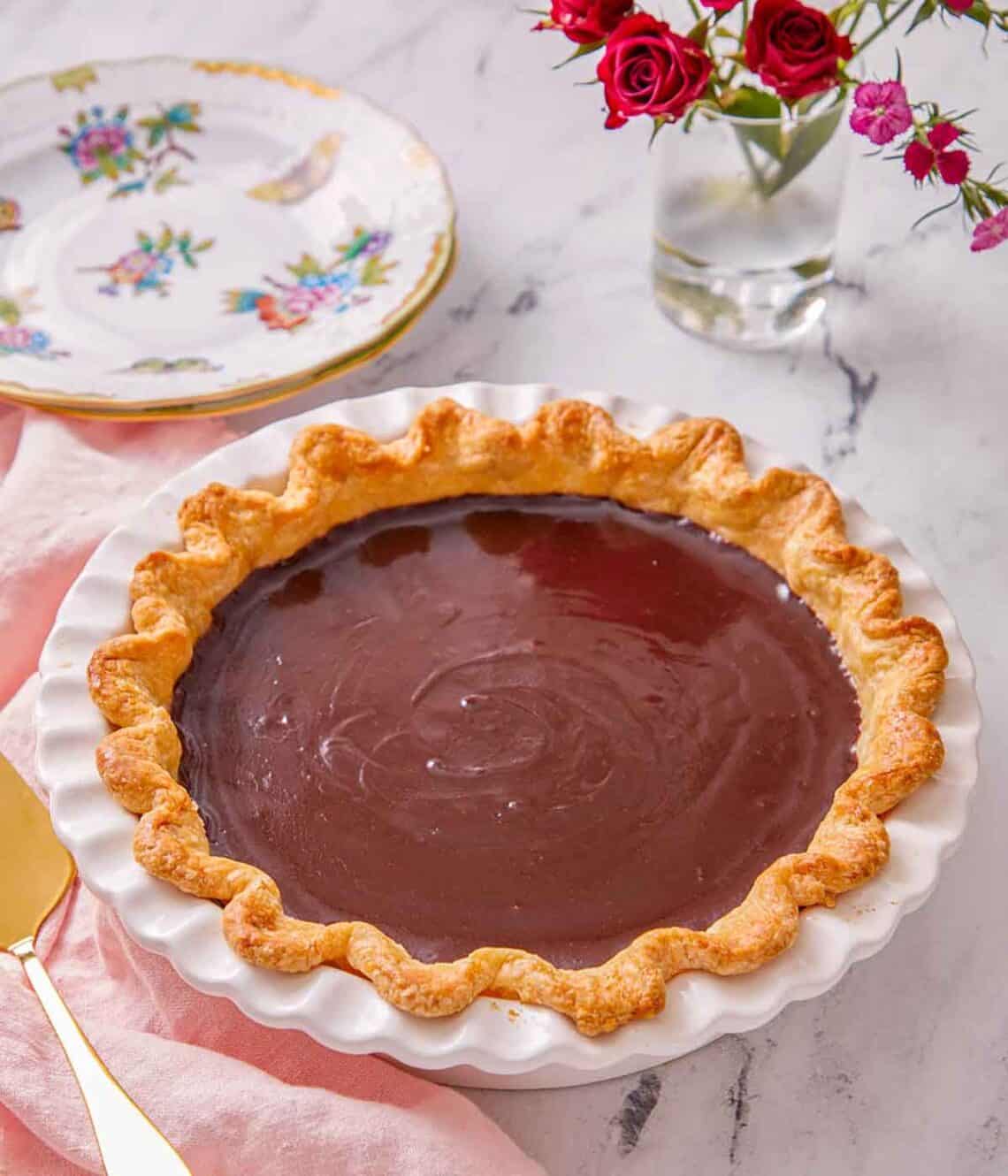 Chocolate Pie - Preppy Kitchen