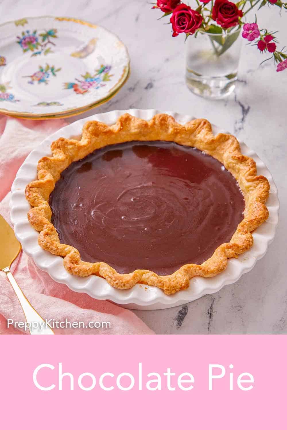 Chocolate Pie Preppy Kitchen