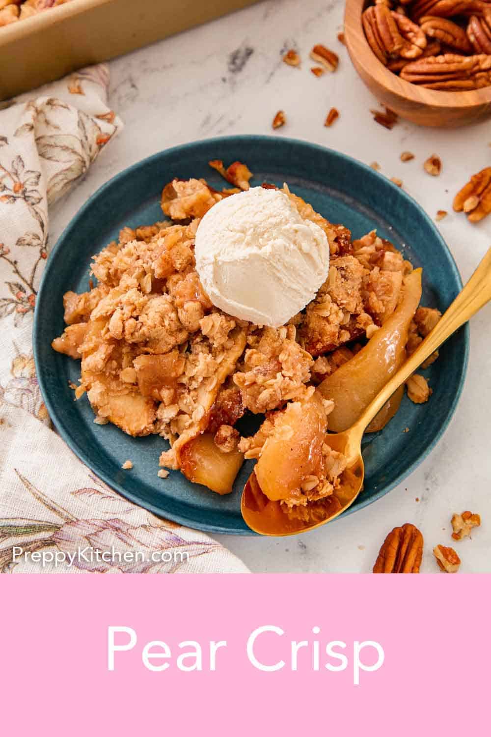 Pear Crisp Preppy Kitchen