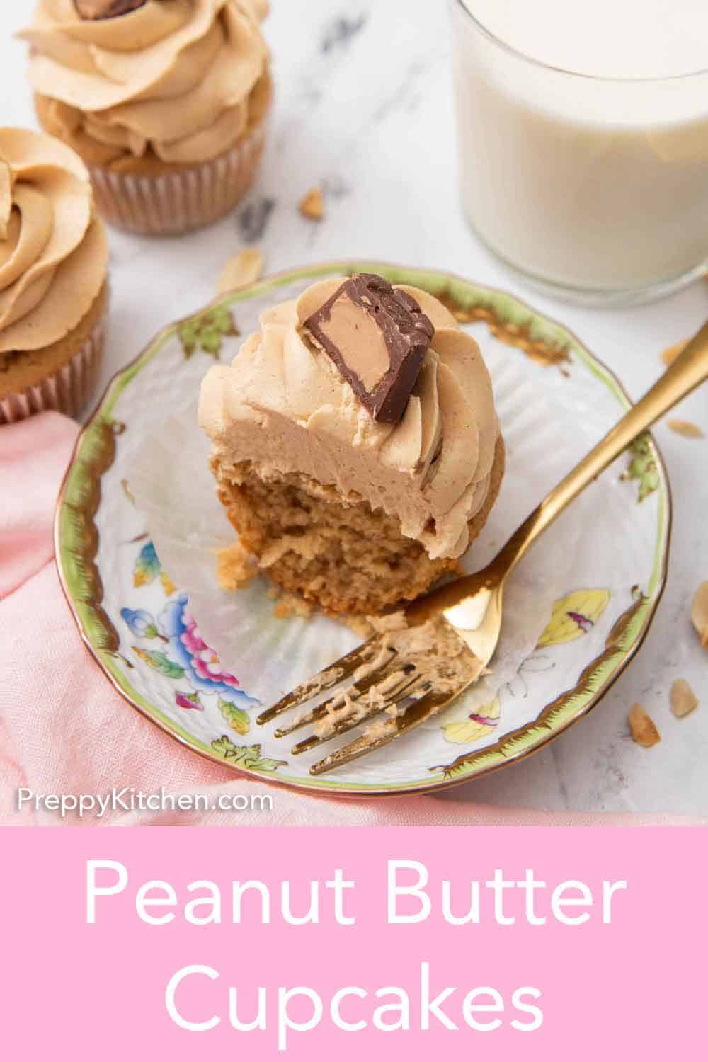 Peanut Butter Cupcakes Preppy Kitchen
