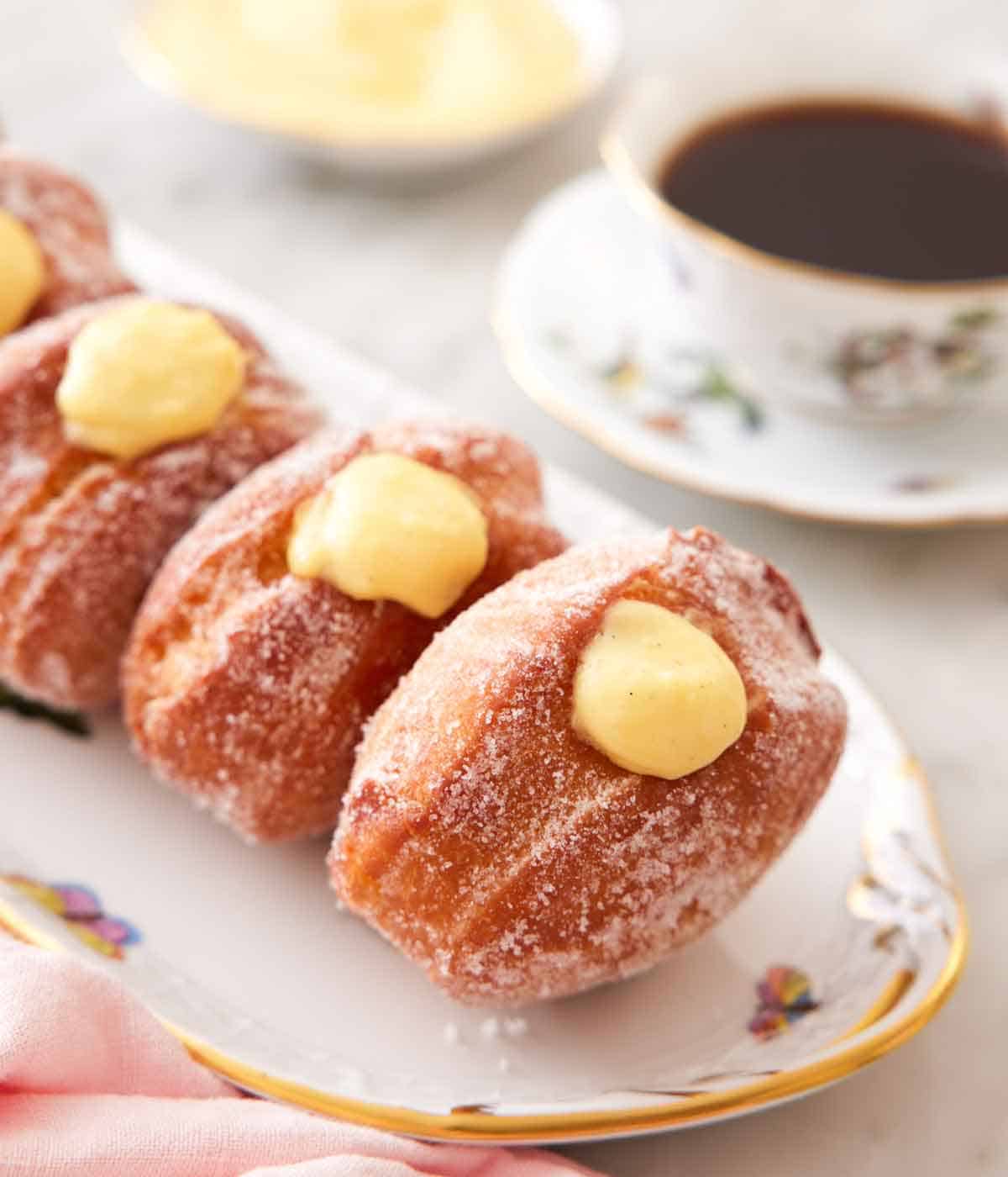 Bomboloni Italian Doughnuts - Preppy Kitchen