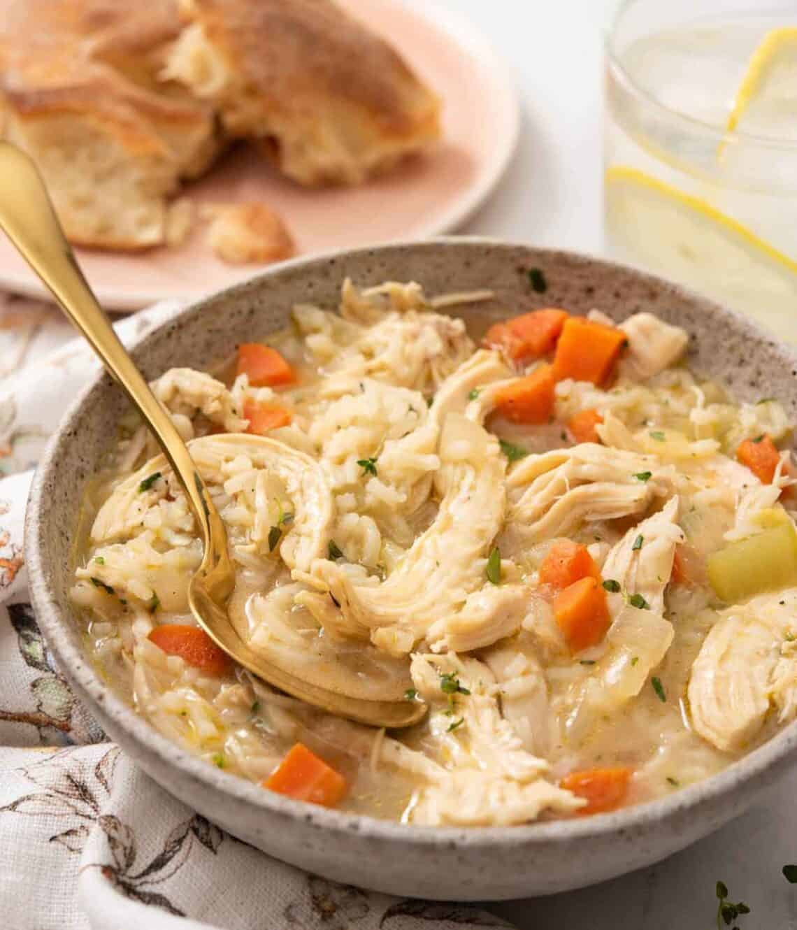 Chicken and Rice Soup - Preppy Kitchen