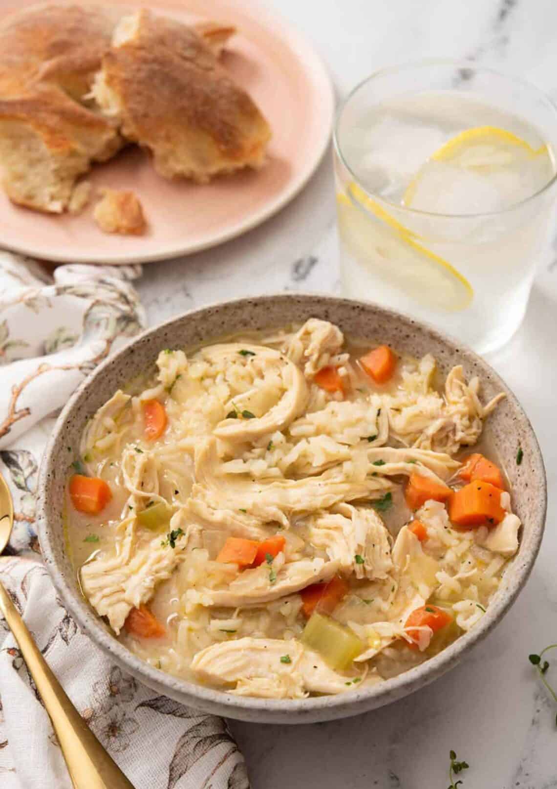 Chicken and Rice Soup - Preppy Kitchen
