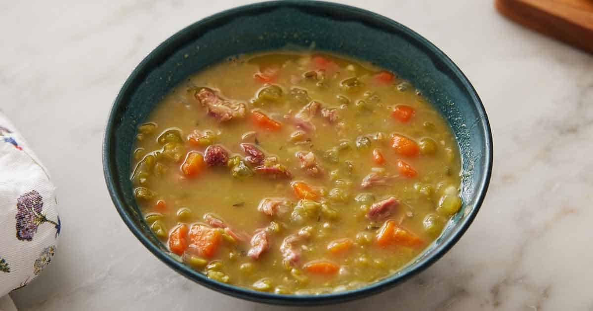 Split Pea Soup - The Cozy Cook