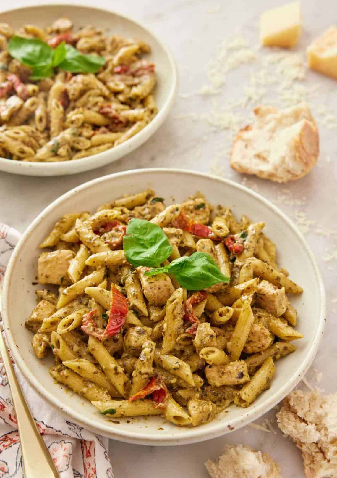 Chicken Pesto Pasta - Preppy Kitchen