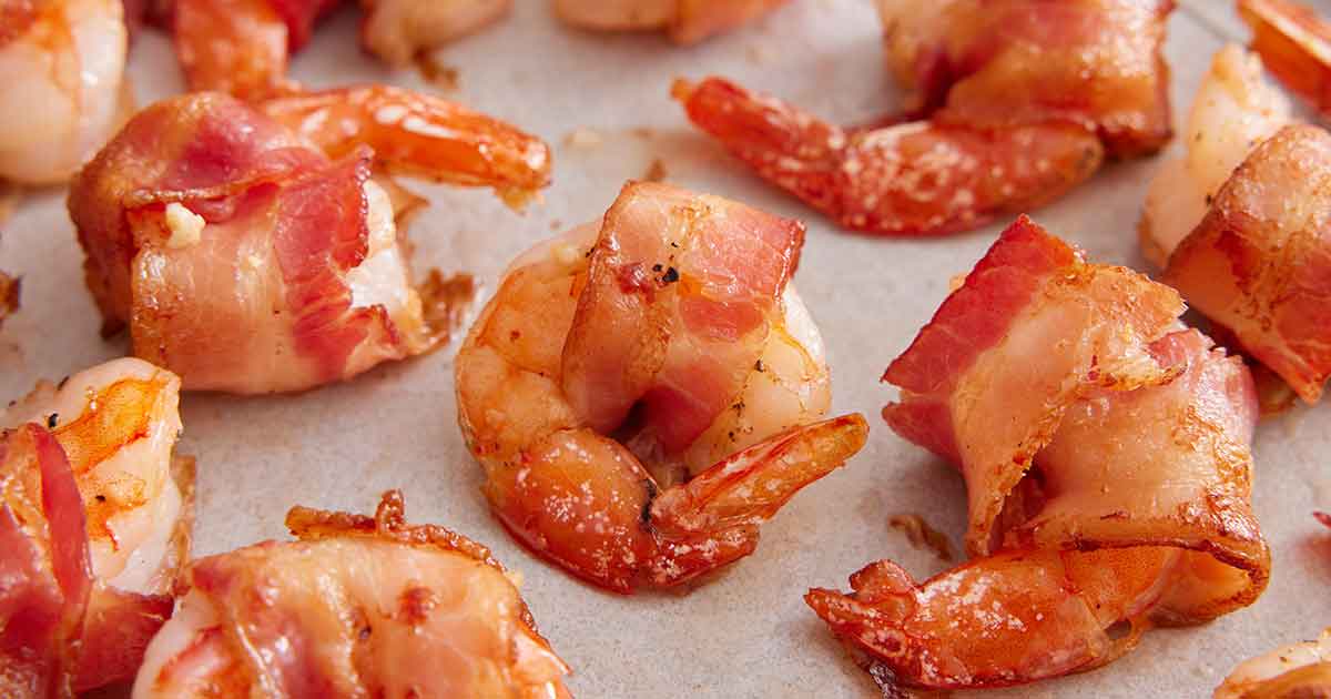 Easy Jumbo Shrimp Wrapped in Pancetta and Sage