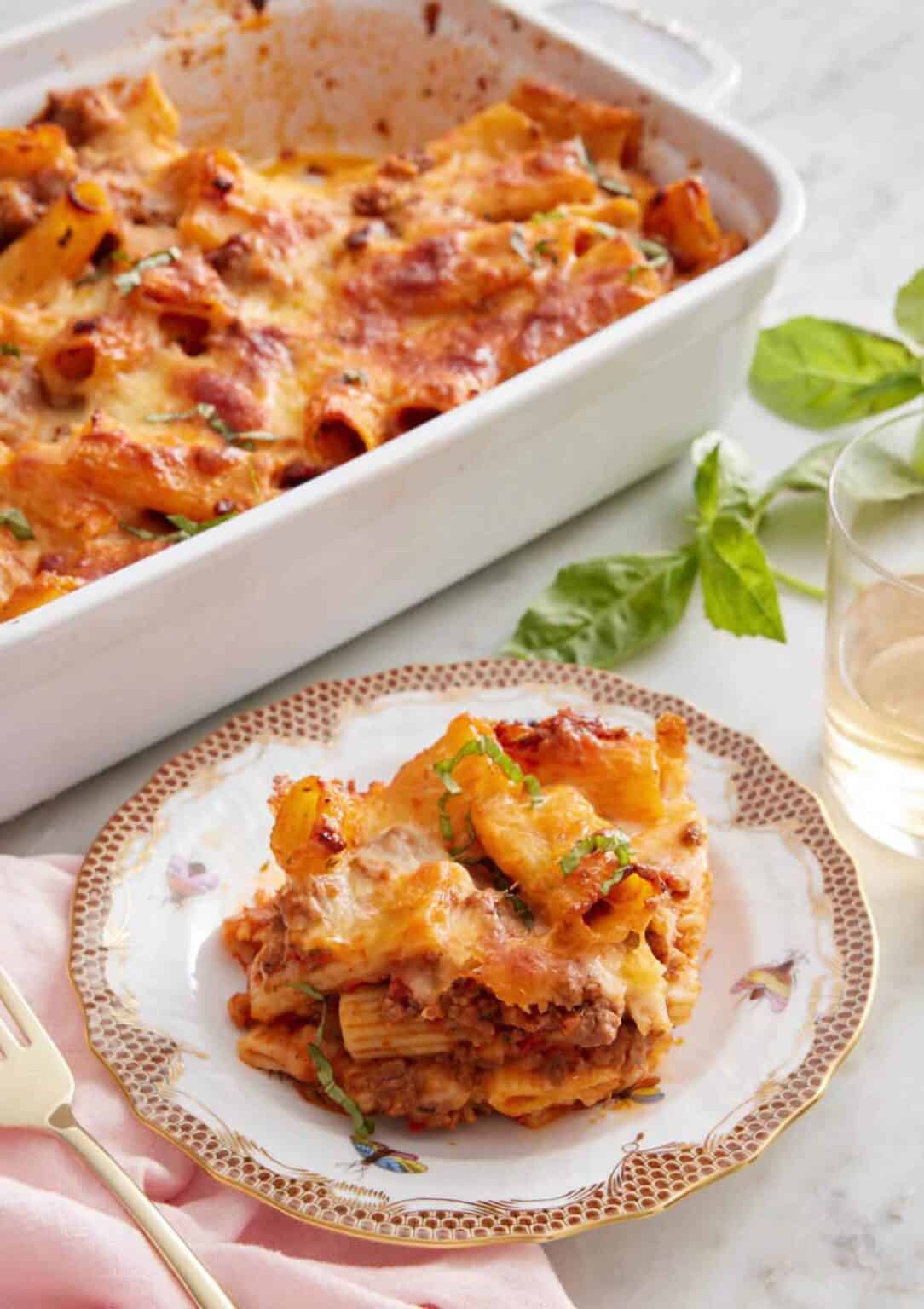 Baked Rigatoni - Preppy Kitchen