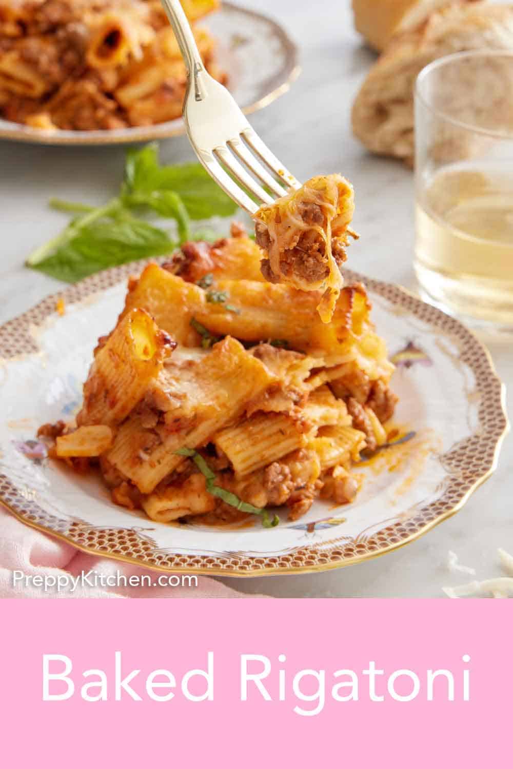 Rusmar Baked Rigatoni Baked Rigatoni - Preppy Kitchen