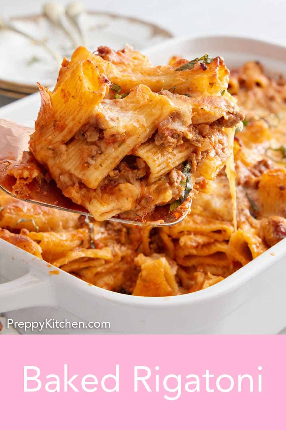 Rusmar Baked Rigatoni Baked Rigatoni - Preppy Kitchen