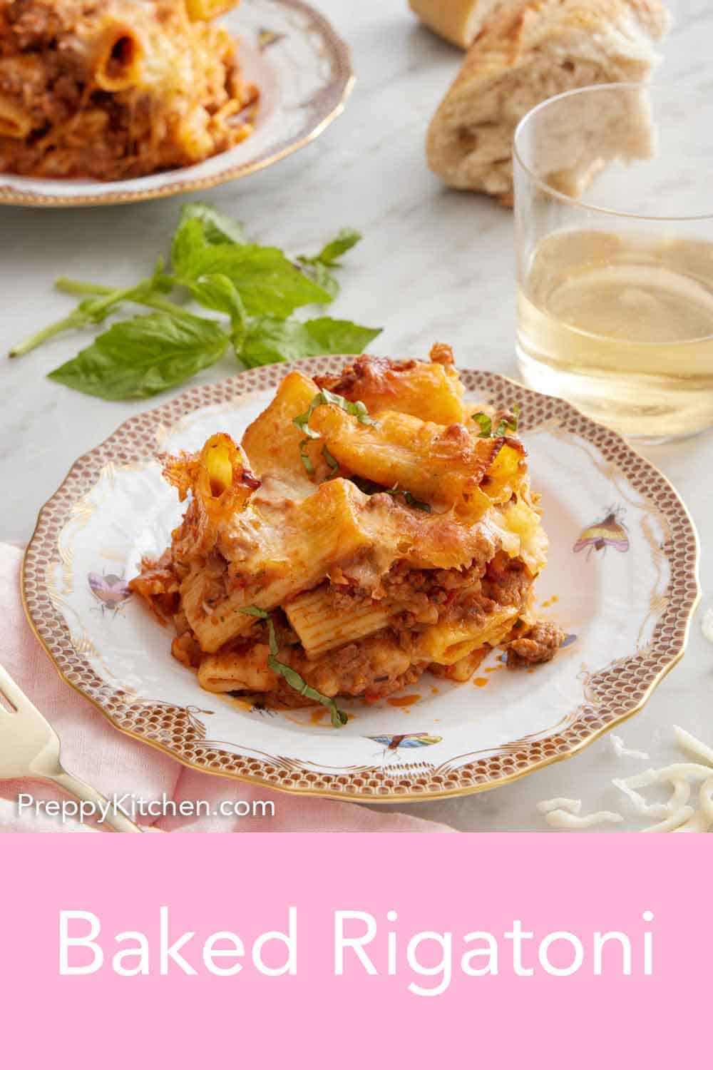 Rusmar Baked Rigatoni Baked Rigatoni - Preppy Kitchen