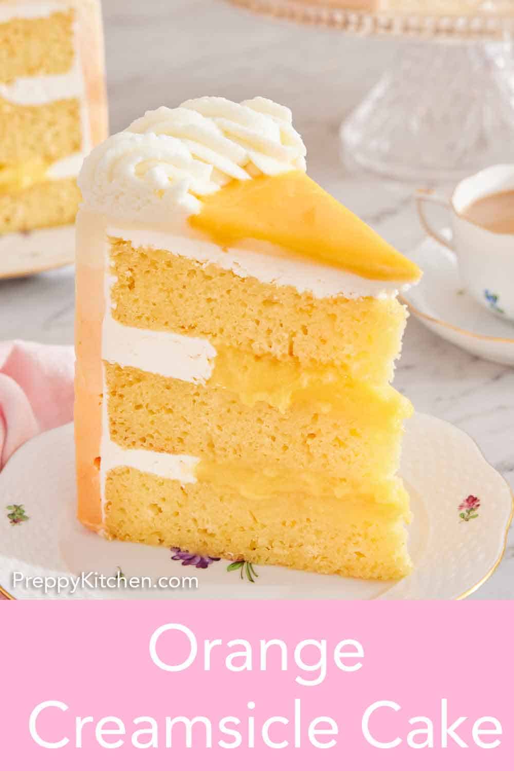 Orange Creamsicle Cake Preppy Kitchen