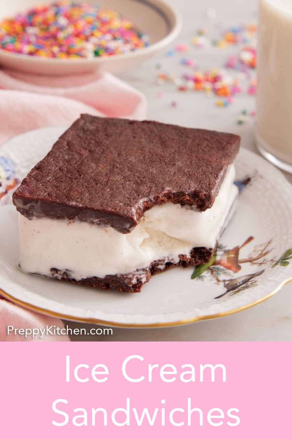 Ice Cream Sandwiches - Preppy Kitchen