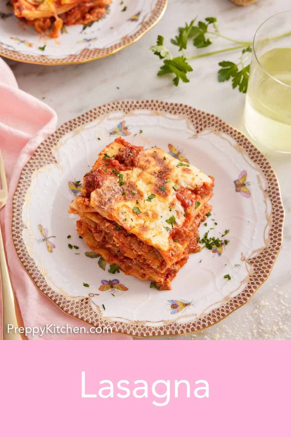 Lasagna Preppy Kitchen