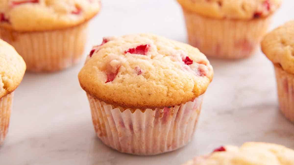 Price Chopper - Savor spring strawberries with this sweet Strawberry Muffin  recipe, perfect for an easy breakfast option! 🍓