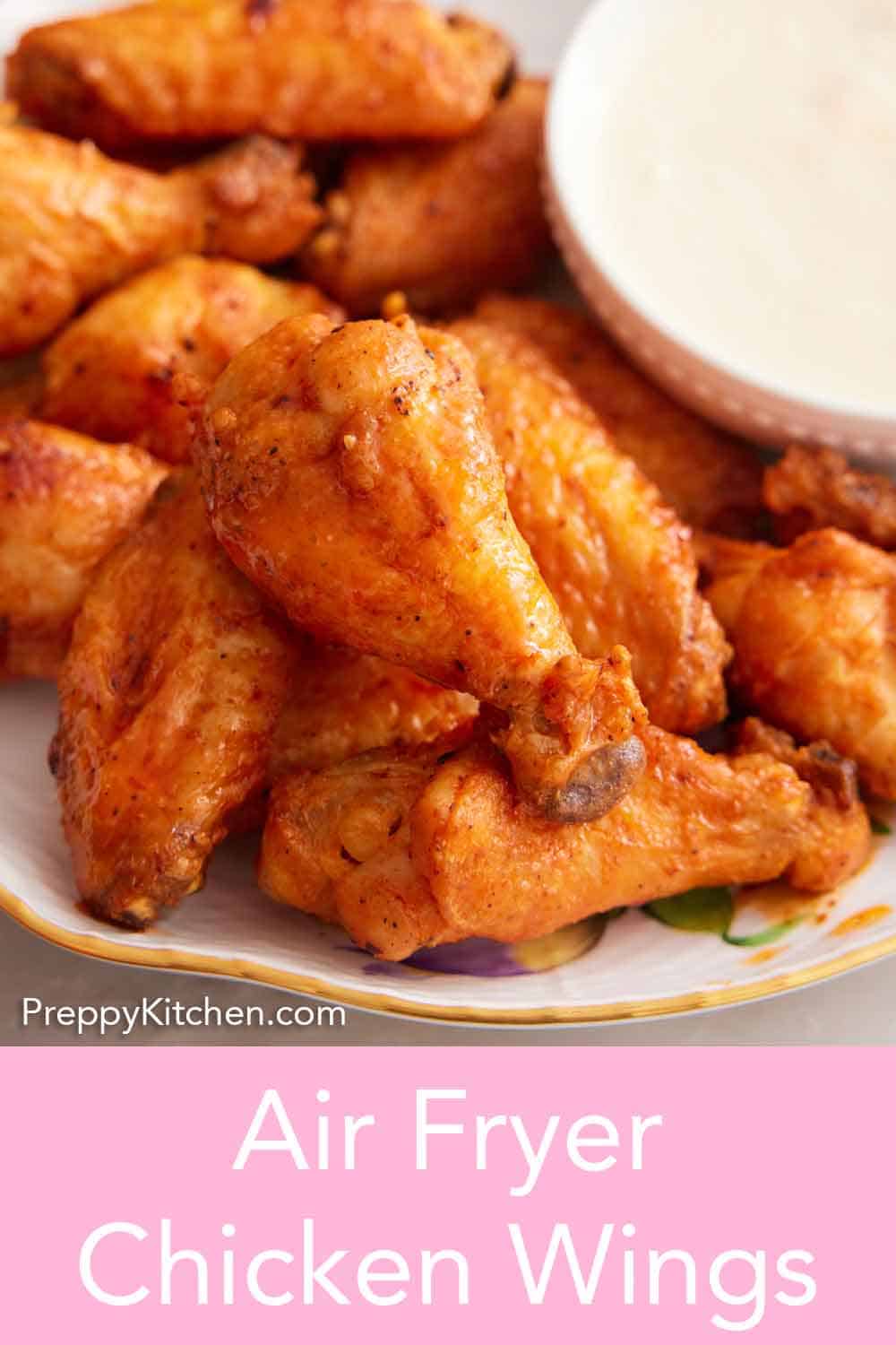 Air Fryer Chicken Wings Preppy Kitchen