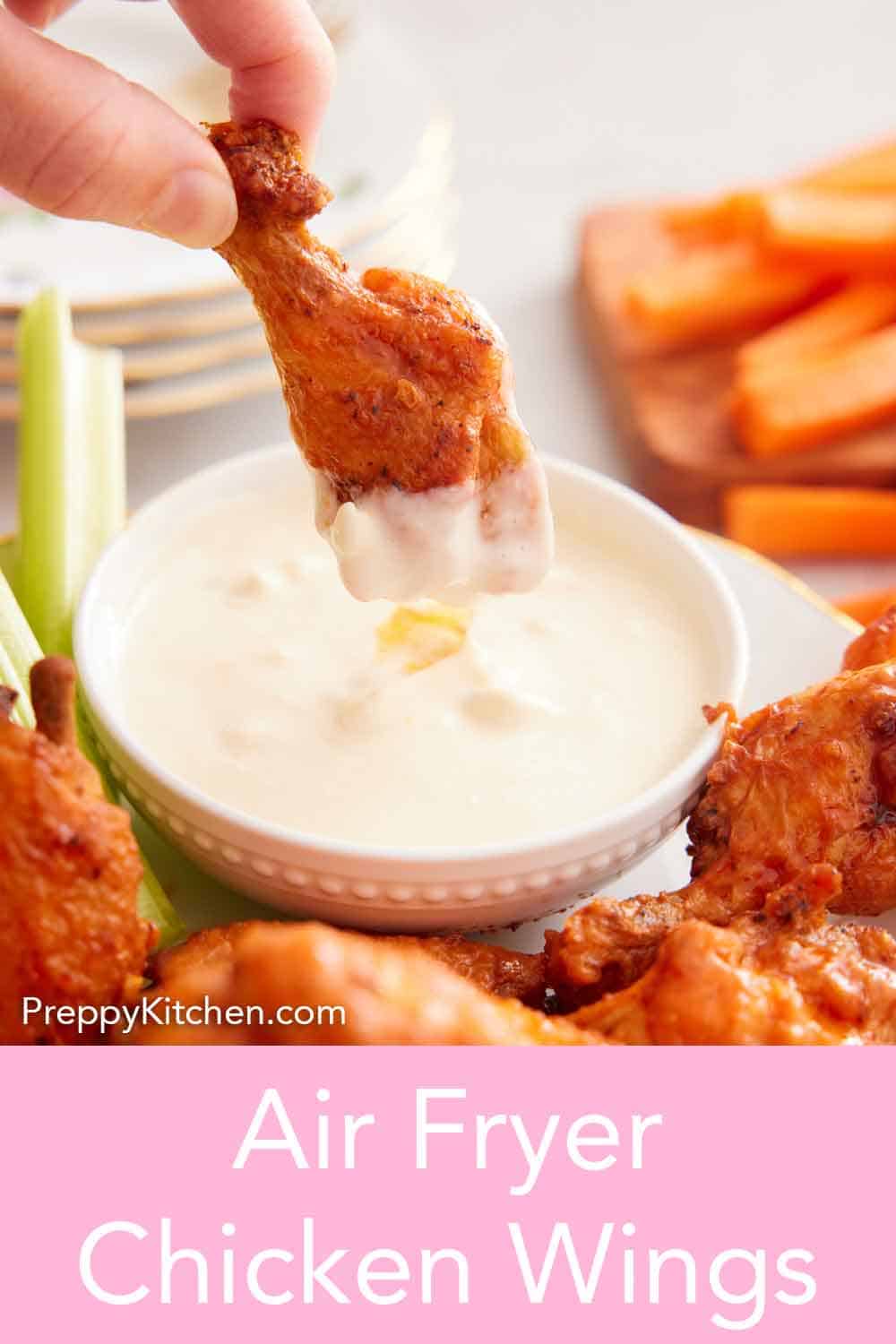 Air Fryer Chicken Wings Preppy Kitchen
