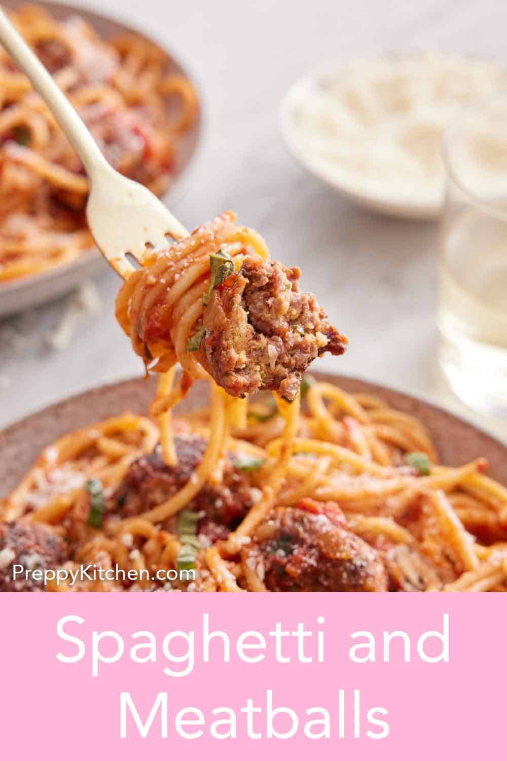 Spaghetti and Meatballs - Preppy Kitchen