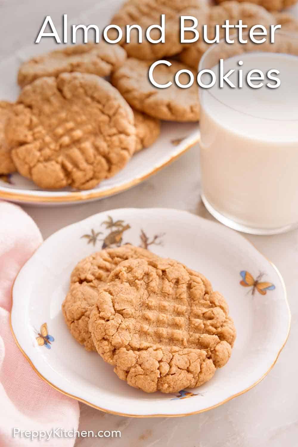 Almond Butter Cookies - Preppy Kitchen