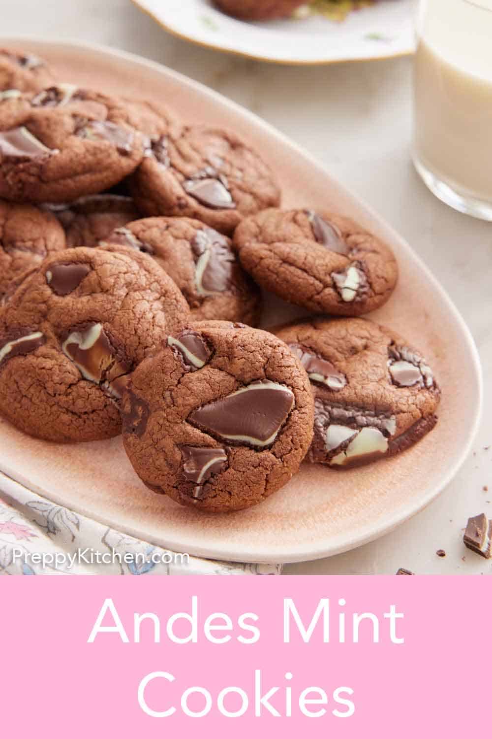 Andes Mint Cookies - Preppy Kitchen