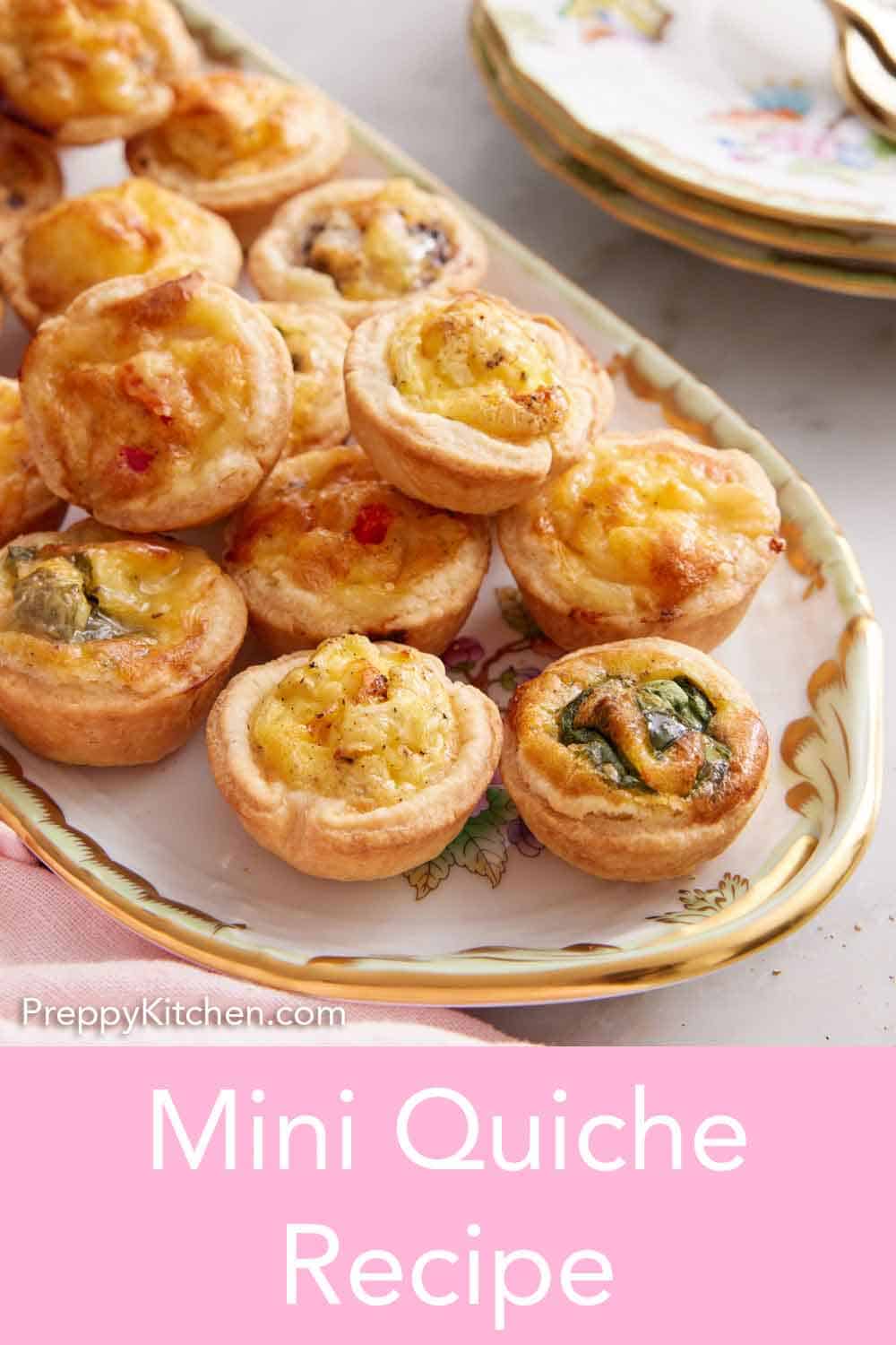 Mini Quiche Recipe - Preppy Kitchen